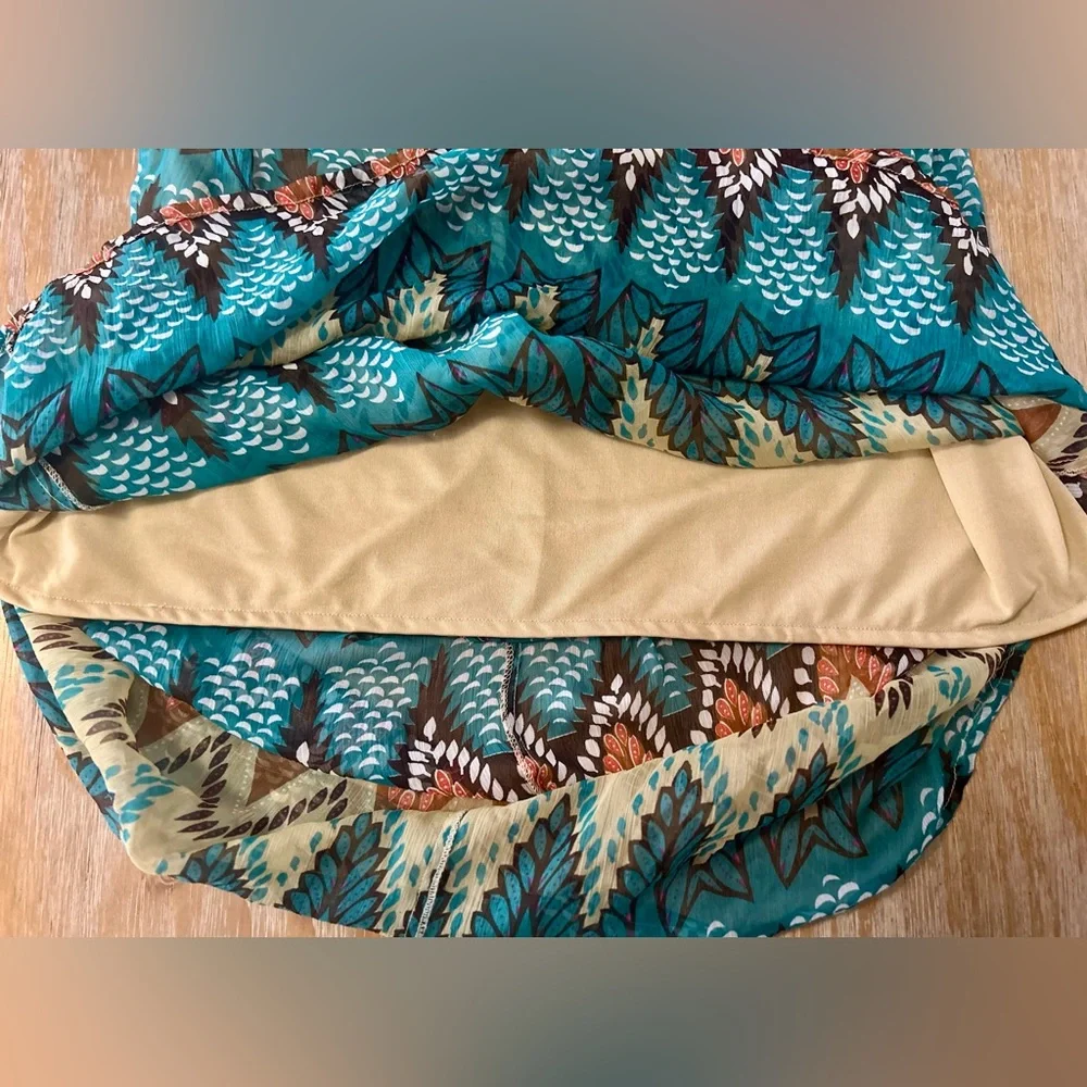 Sugar 17 Sheer 1/2 Lined Maxi Skirt